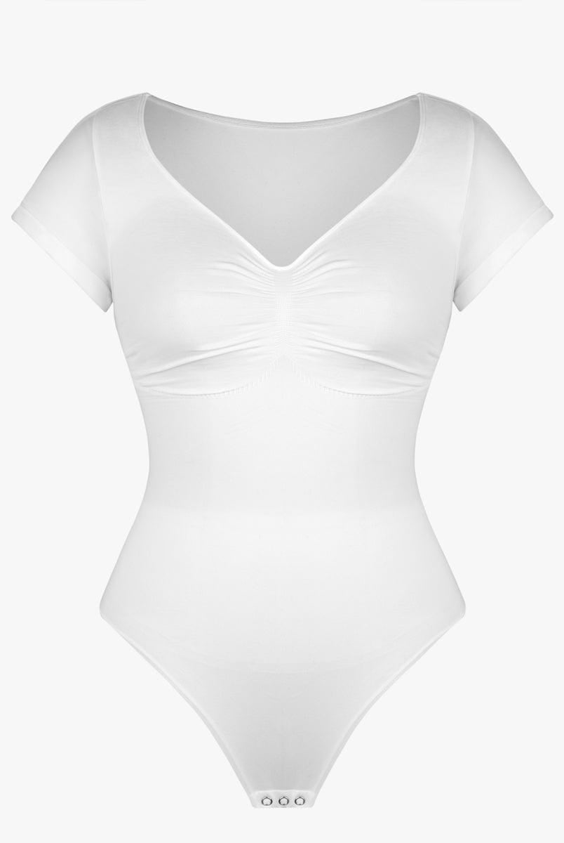 Ultimate Seamless Bust Support Waist Abdomen Shaping Thong Bodysuit