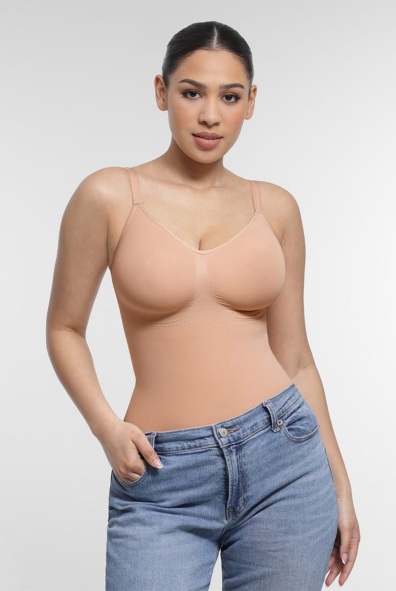 Ultimate Seamless Chest Support Waist Control Shapewear Bodysuit