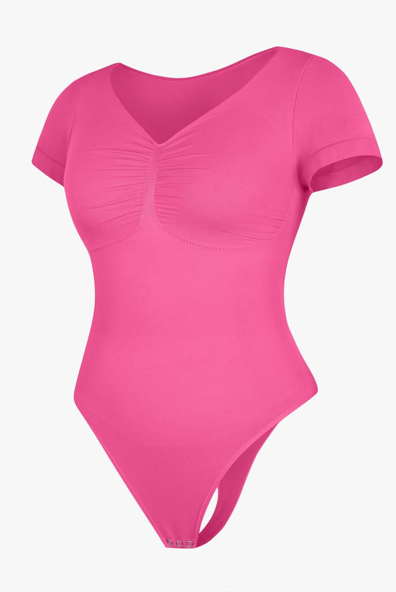 Ultimate Seamless Bust Support Waist Abdomen Shaping Thong Bodysuit