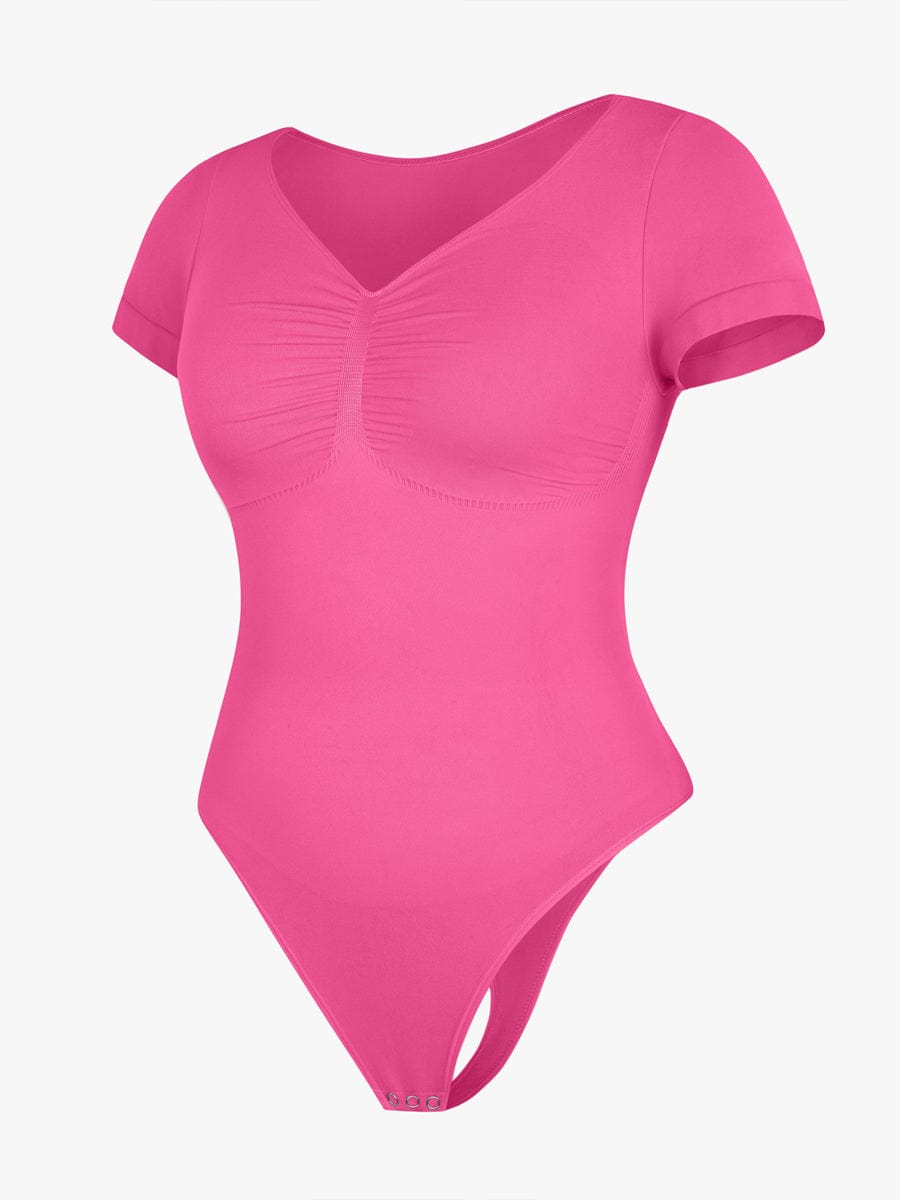 Ultimate Seamless Bust Support Waist Abdomen Shaping Thong Bodysuit