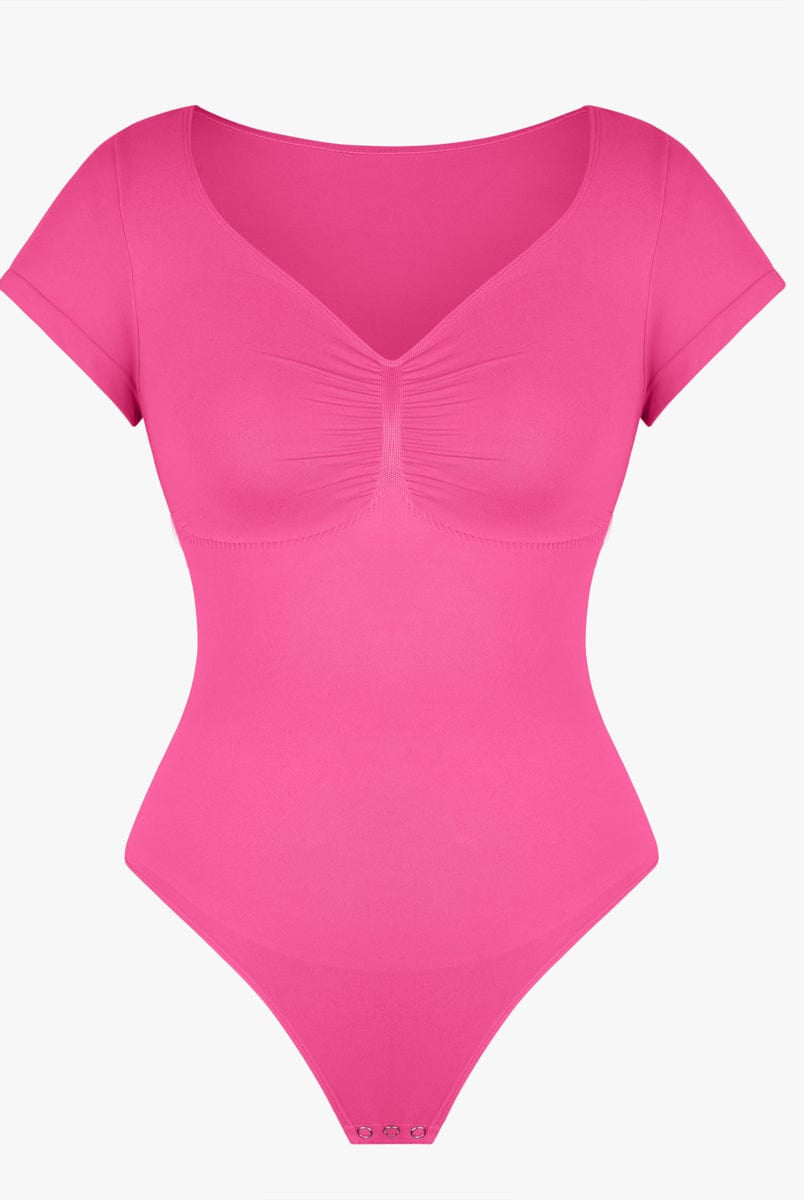 Ultimate Seamless Bust Support Waist Abdomen Shaping Thong Bodysuit