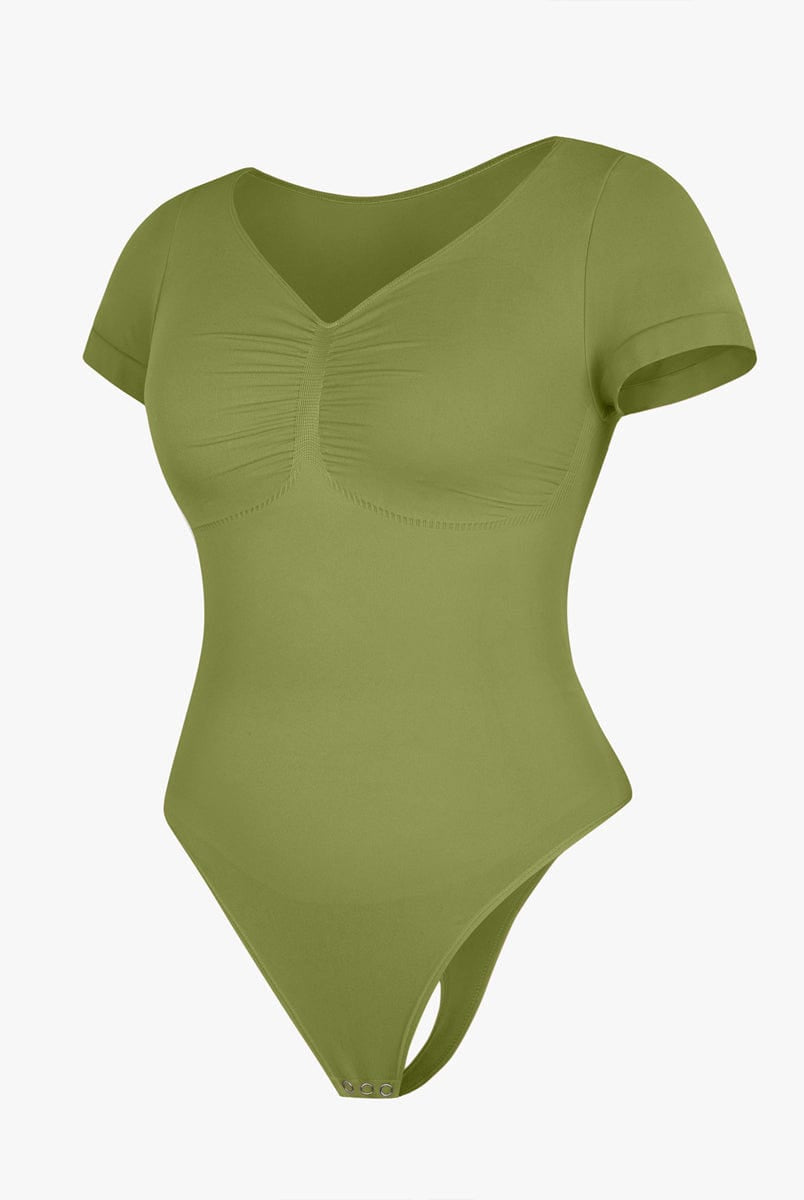 Ultimate Seamless Bust Support Waist Abdomen Shaping Thong Bodysuit