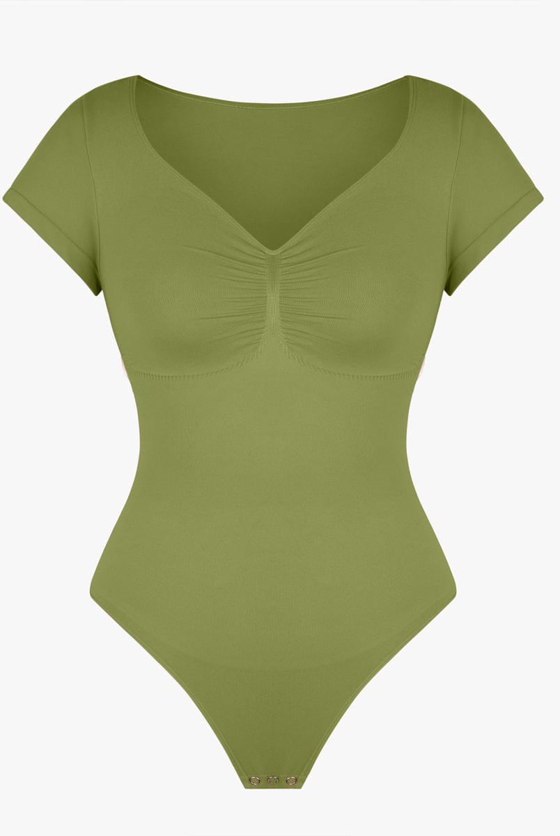 Ultimate Seamless Bust Support Waist Abdomen Shaping Thong Bodysuit