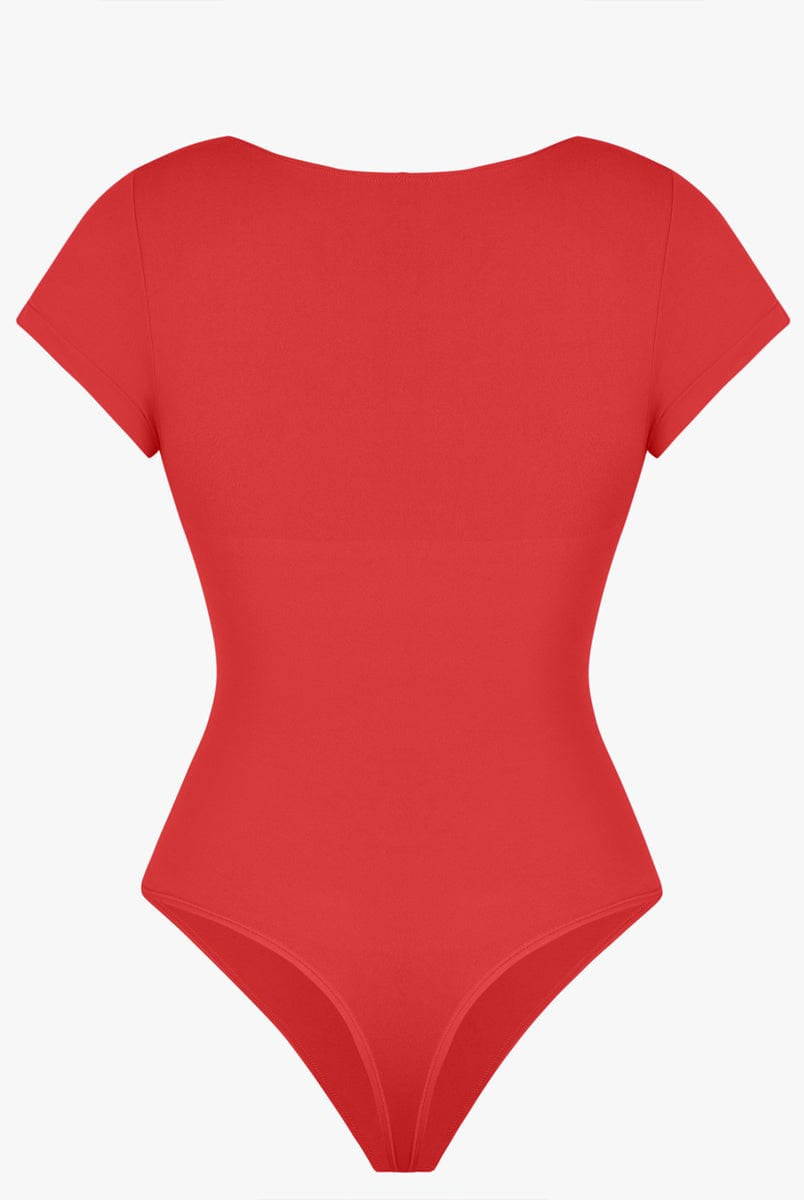 Ultimate Seamless Bust Support Waist Abdomen Shaping Thong Bodysuit