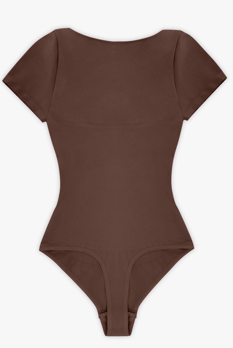 Ultimate Seamless Bust Support Waist Abdomen Shaping Thong Bodysuit