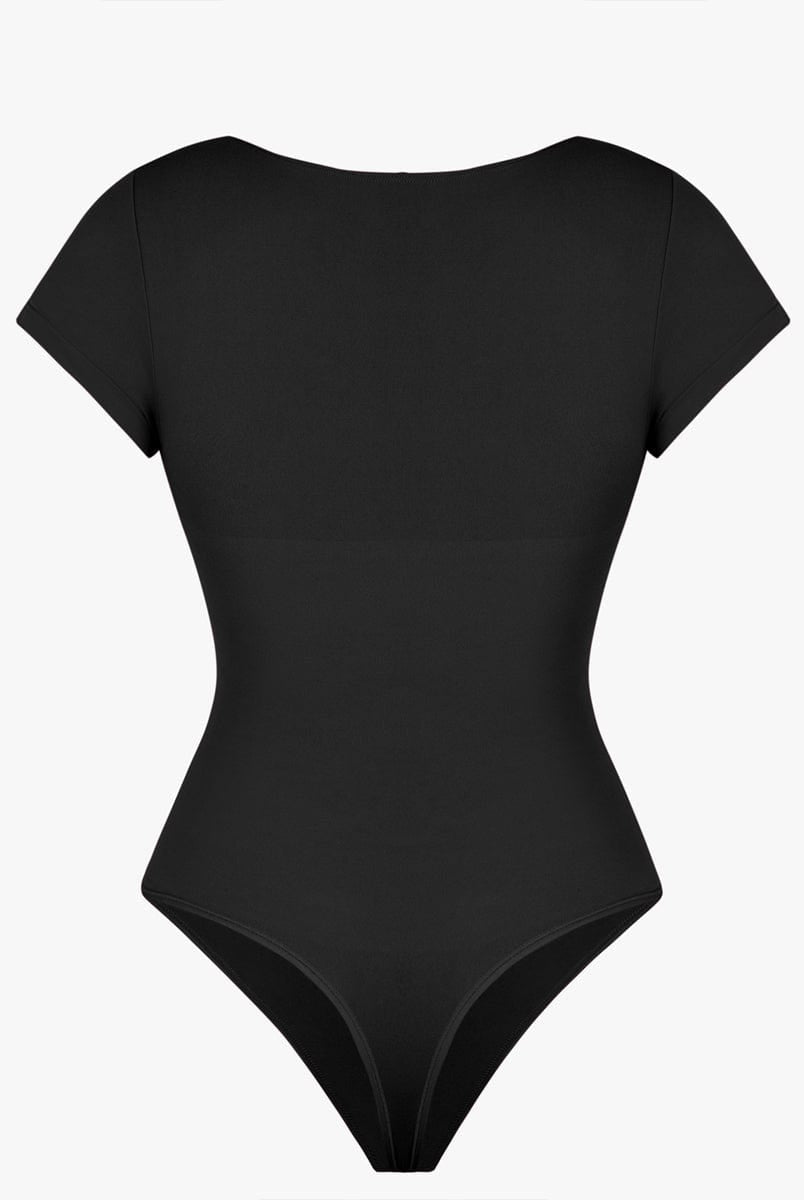 Ultimate Seamless Bust Support Waist Abdomen Shaping Thong Bodysuit