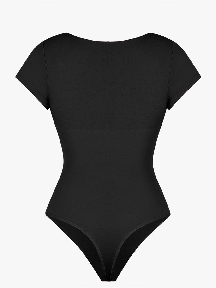 Ultimate Seamless Bust Support Waist Abdomen Shaping Thong Bodysuit