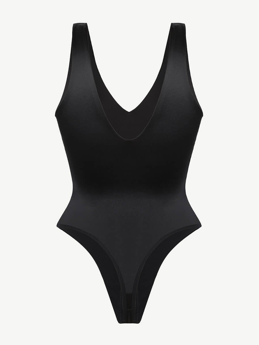 Premium Deep V-Neck Waist Abdomen Sculpting Bodysuit for Women