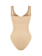 Seamless Diamond Neck Bust Support Waist Control Thong Bodysuit