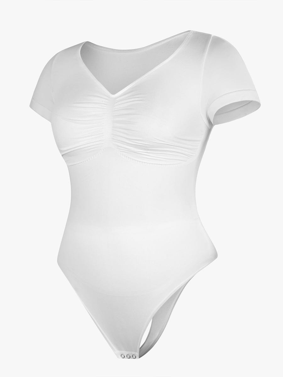 Ultimate Seamless Bust Support Waist Abdomen Shaping Thong Bodysuit