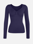 Seamless Diamond Neck Bust Support Bodysuit for Tummy and Waist Control