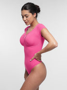 Ultimate Seamless Bust Support Waist Abdomen Shaping Thong Bodysuit