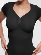 Ultimate Seamless Bust Support Waist Abdomen Shaping Thong Bodysuit