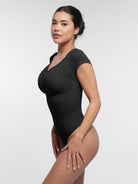 Ultimate Seamless Bust Support Waist Abdomen Shaping Thong Bodysuit