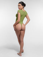 Ultimate Seamless Bust Support Waist Abdomen Shaping Thong Bodysuit