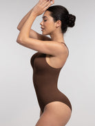 Seamless Ribbed Zip-Front Sleeveless Bodysuit: Ultimate Comfort & Style Shaper