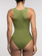 Seamless Ribbed Zip-Front Sleeveless Bodysuit: Ultimate Comfort & Style Shaper
