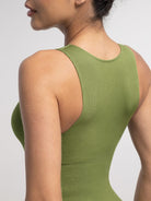 Seamless Ribbed Zip-Front Sleeveless Bodysuit: Ultimate Comfort & Style Shaper