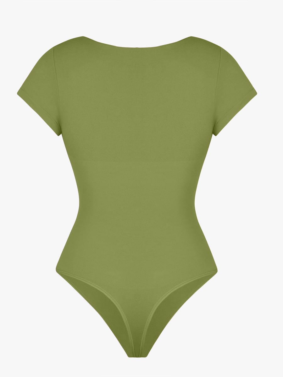 Ultimate Seamless Bust Support Waist Abdomen Shaping Thong Bodysuit