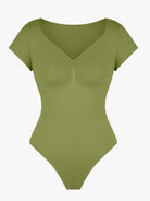 Ultimate Seamless Bust Support Waist Abdomen Shaping Thong Bodysuit
