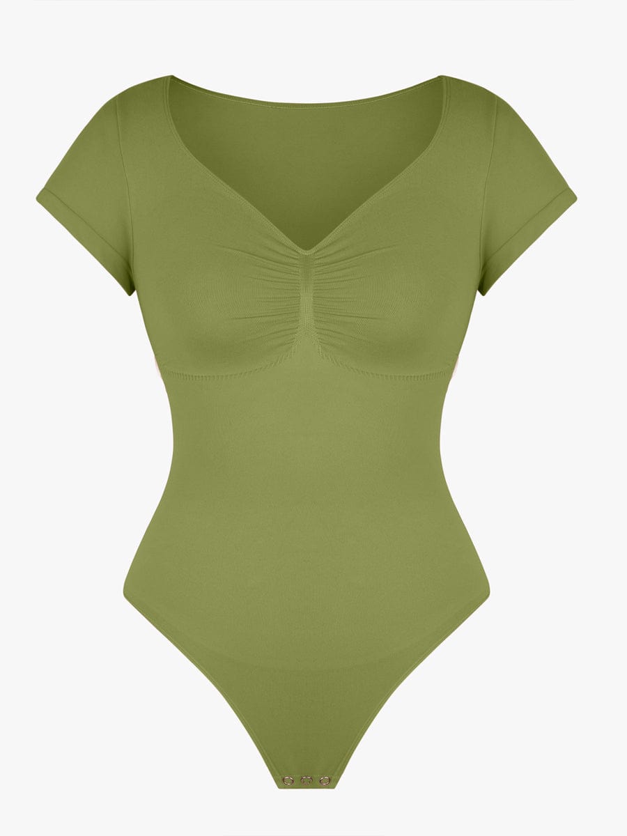 Ultimate Seamless Bust Support Waist Abdomen Shaping Thong Bodysuit