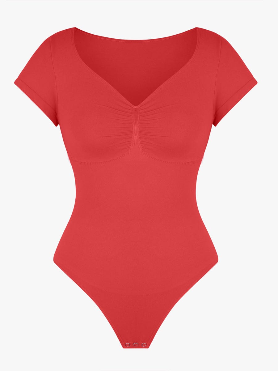 Ultimate Seamless Bust Support Waist Abdomen Shaping Thong Bodysuit