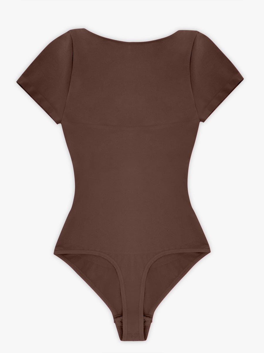 Ultimate Seamless Bust Support Waist Abdomen Shaping Thong Bodysuit