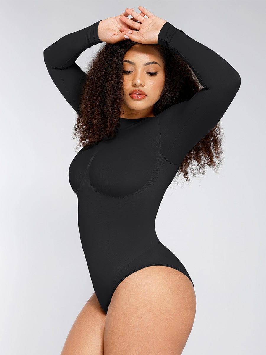 Seamless Bust Support Waist Cinching Tummy Control Bodysuit Shaper