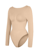 Seamless Bust Support Waist Cinching Tummy Control Bodysuit Shaper
