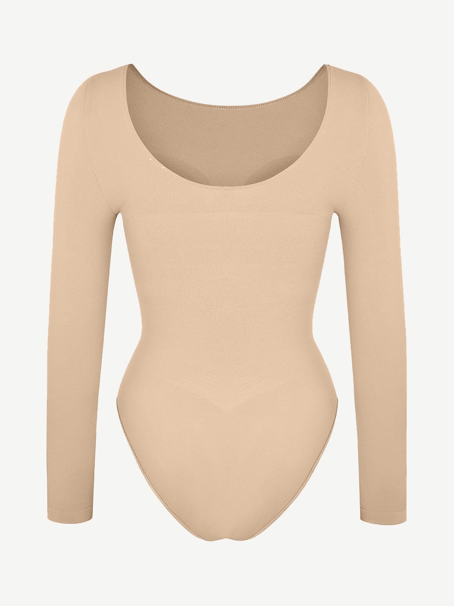 Seamless Bust Support Waist Cinching Tummy Control Bodysuit Shaper