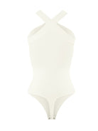 Seamless Crossover Halter Thong Bodysuit: Ultimate Comfort, Style, and Support