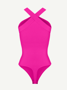 Seamless Crossover Halter Thong Bodysuit: Ultimate Comfort, Style, and Support