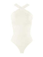 Seamless Crossover Halter Thong Bodysuit: Ultimate Comfort, Style, and Support