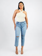 Seamless Crossover Halter Thong Bodysuit: Ultimate Comfort, Style, and Support