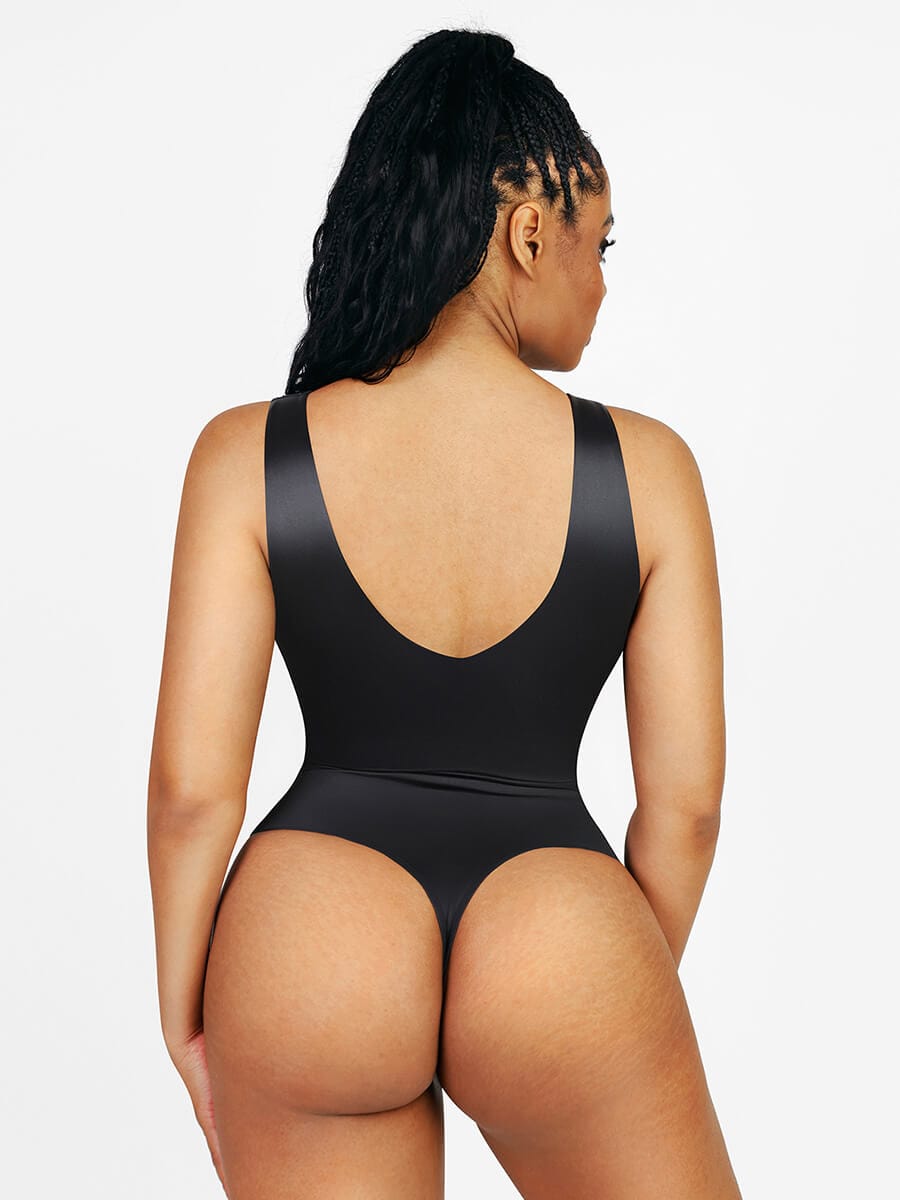 Premium Deep V-Neck Waist Abdomen Sculpting Bodysuit for Women