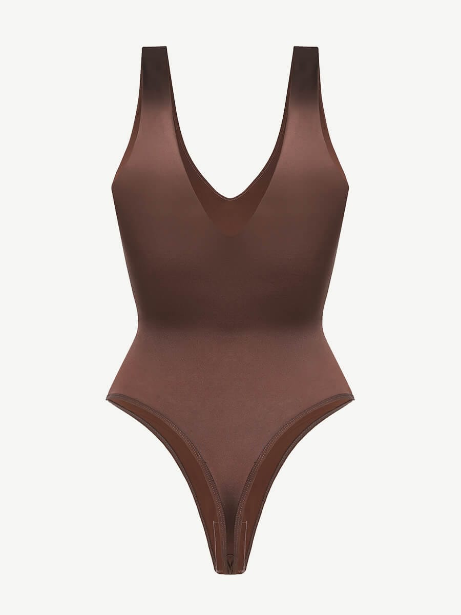 Premium Deep V-Neck Waist Abdomen Sculpting Bodysuit for Women